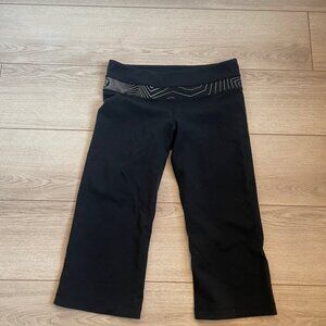 Lululemon Black Cropped Yoga Pants Unsized